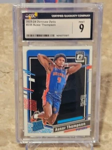 2023-24 Panini Donruss Optic Rated Rookie #235 Ausar Thompson CGC Mint 9 Pistons - Picture 1 of 2