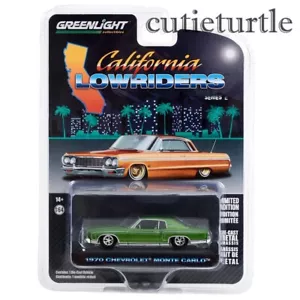 Greenlight California Lowriders 1970 Chevrolet Monte Carlo 1:64 Green 63030 D - Picture 1 of 1