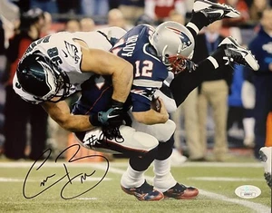 Connor Barwin Signed Autographed Houston Texans 8x10 Photo JSA Bearcats Eagles - Picture 1 of 2