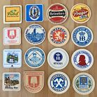 Lot of 16 Vintage Beer Coasters Lowenbrau Hacker Spaten Munchen Binding Prager