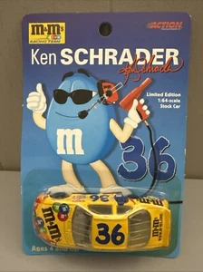M&M’S Racing Team KEN SCHRADER #36 Diecast Car NASCAR 1:64 Limited Edition 1999 - Picture 1 of 3