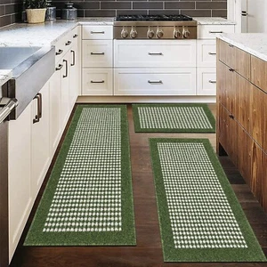 Ileading Christmas Kitchen Rugs Sets of 3 Piece Merry Christmas Kitchen Floor... - Picture 1 of 8