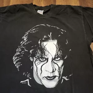 T-shirt promozionale vintage 1998 STING WCW Wrestling Big Face Crow taglia XXL - Foto 1 di 6