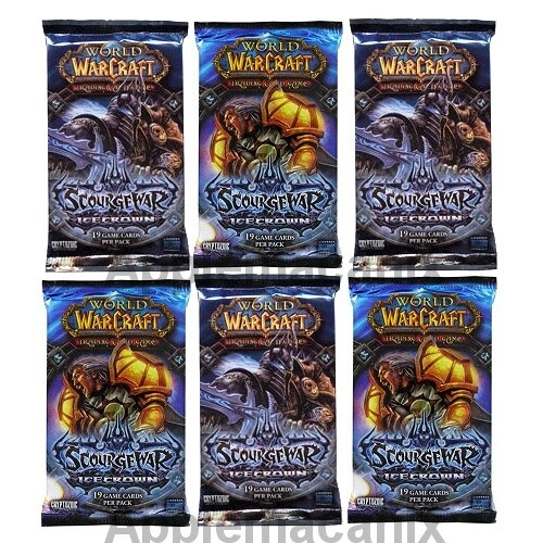 World of Warcraft TCG Sealed Collectible Card Game Packs for sale