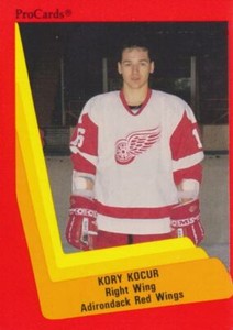 1990-91 ProCards AHL/IHL #483 KORY KOCUR - Adirondack Red Wings