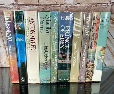 (10) Vintage Romance 1970s 80's Love Novels (Hardcover, Book Club, Dust-Jackets) - Image 1 of 4