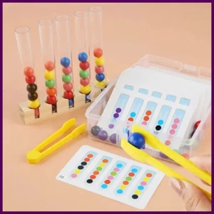 8pcs New Clip Beads Test Tube Toys for Children Logic Concentration Fine Motor - Picture 1 of 6