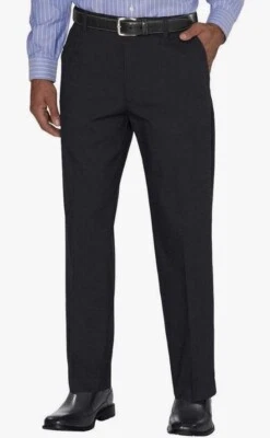 Kirkland Signature Non Iron Comfort Stretch Classic Pants 7435738 Black 33 x 29 - Image 1 of 4