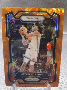 Panini Prizm #214 Jaylin Williams Orange Ice Prizm 2023-24 - Imagen 1 de 2