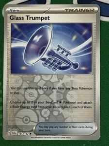 Glass Trumpet Reverse Holo 135/142 Pokémon Sv07: Stellar Crown *PACKFRISCH* - Bild 1 von 2