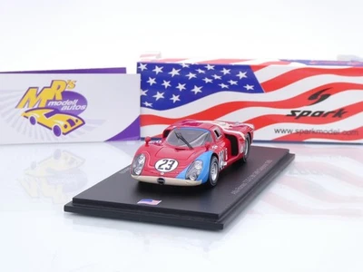 Spark US378 # Alfa Romeo T33-2 #23 24h Daytona 1968 " Andretti - Bianchi " 1:43 - Bild 1 von 4