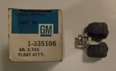 Conjunto de flotador GM 335106 para carburador Chevrolet Vega 1973-75 2 bbl Foto 1 de 2