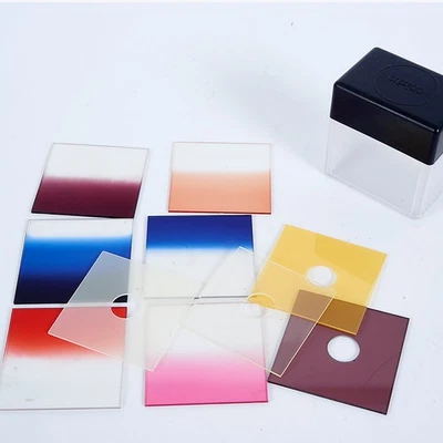 10 COKIN STYLE A SERIES SQ. FILTERS IN A COKIN BOX Mix of Grads & Spots #AD620 - Image 1 of 2