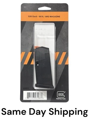 НОВЫЙ OEM GLOCK 26 G26 GEN 5 9 ММ 10 КРУГЛЫЙ RD МАГАЗИН MAG 33377 - Изображение 1 из 4