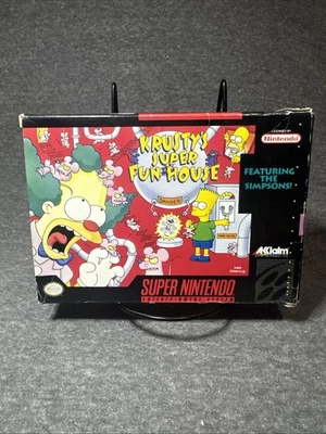 Krusty's Super Fun House Super Nintendo Entertainment System SNES CIB 10 - Image 1 of 4