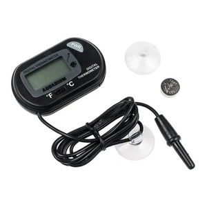 LCD Digital Aquarium Thermometer Fish Tank Water Terrarium Temperature Gauge - Picture 1 of 11