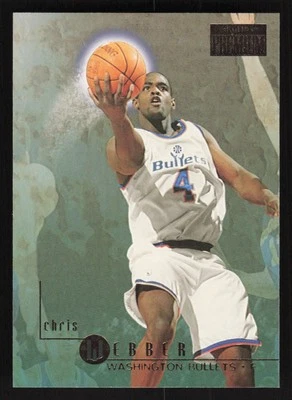 Chris Webber 1996-97 SkyBox Premium #129 Card TCCCX - Image 1 of 2