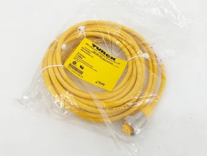 New Turck RKM 40-5M-RSC 4.4T Double-Ended Cordset 5m U-44804 - Picture 1 of 5