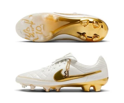 Nike Tiempo Legend V Prem Ronaldinho FG "Touch of Gold" Talla 10, Ronaldo, Messi Foto 1 de 4