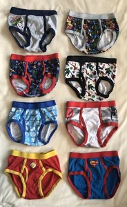 Boys 8 PACK Marvel Avengers 100% Cotton Briefs (Size 8) No Package Read - Picture 1 of 7