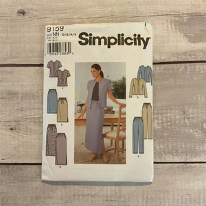 Simplicity 9159 Sewing Pattern Jacket Midi Skirt Pants Misses Sizes 10-16 UNCUT - Picture 1 of 3