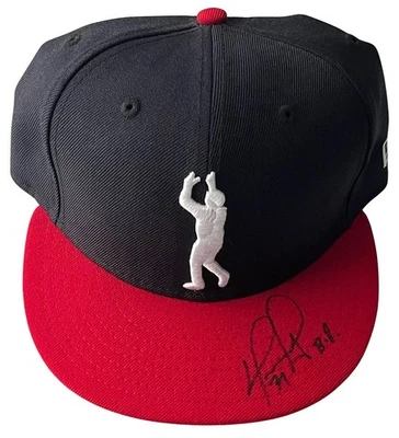 DAVID ORTIZ SIGNED BIG PAPI NEW ERA BASEBALL HAT W/"B.P." INSCRIPTION PSA COA - Image 1 of 4