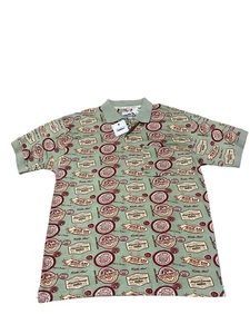 Cowboy Hardware Polo Shirt Buck'n Horse Liquid Courage Beer Men's Sz L NWT - Picture 1 of 4