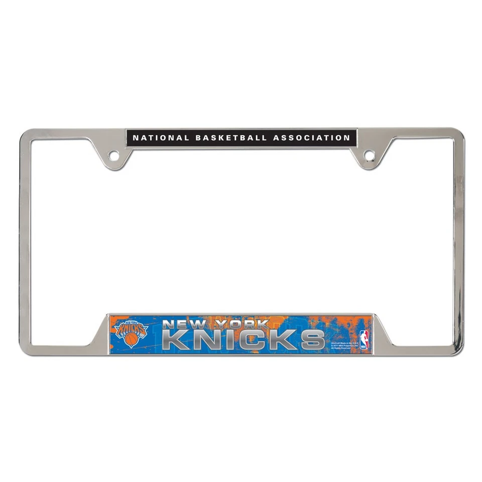 Marco de matrícula de metal New York Knicks Foto 1 de 1
