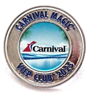 Carnival Magic 2025 VIFP Pin : Platinum & Diamond Collectible Gift : New - Picture 1 of 5