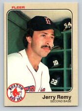 1983 Fleer Baseball #193 Jerry Remy  Boston Red Sox