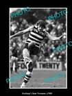 OLD LARGE HISTORICAL PHOTO OF GEELONG CATS FC CHAMPION SAM NEWMAN c1980