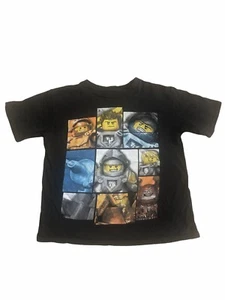 Lego small boy’s graphic short sleeve tee black size 5 - Picture 1 of 3
