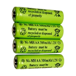 Ballory Must Bas AA 300mAh 1.2V Ni-MH Solar Light Batteries Rechargeable - Picture 1 of 11