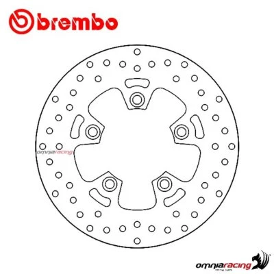 Brembo Serie Oro rear fixed brake disc for Suzuki GSXR750W 1992-1995 - Image 1 of 4