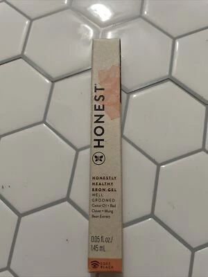Honest Beauty Honestly Healthy Brow Gel Soft Black Well Groomed Castor Oil New - Image 1 of 2