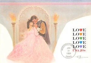 2072 20c LOVE - Unicover maxicard - Picture 1 of 2