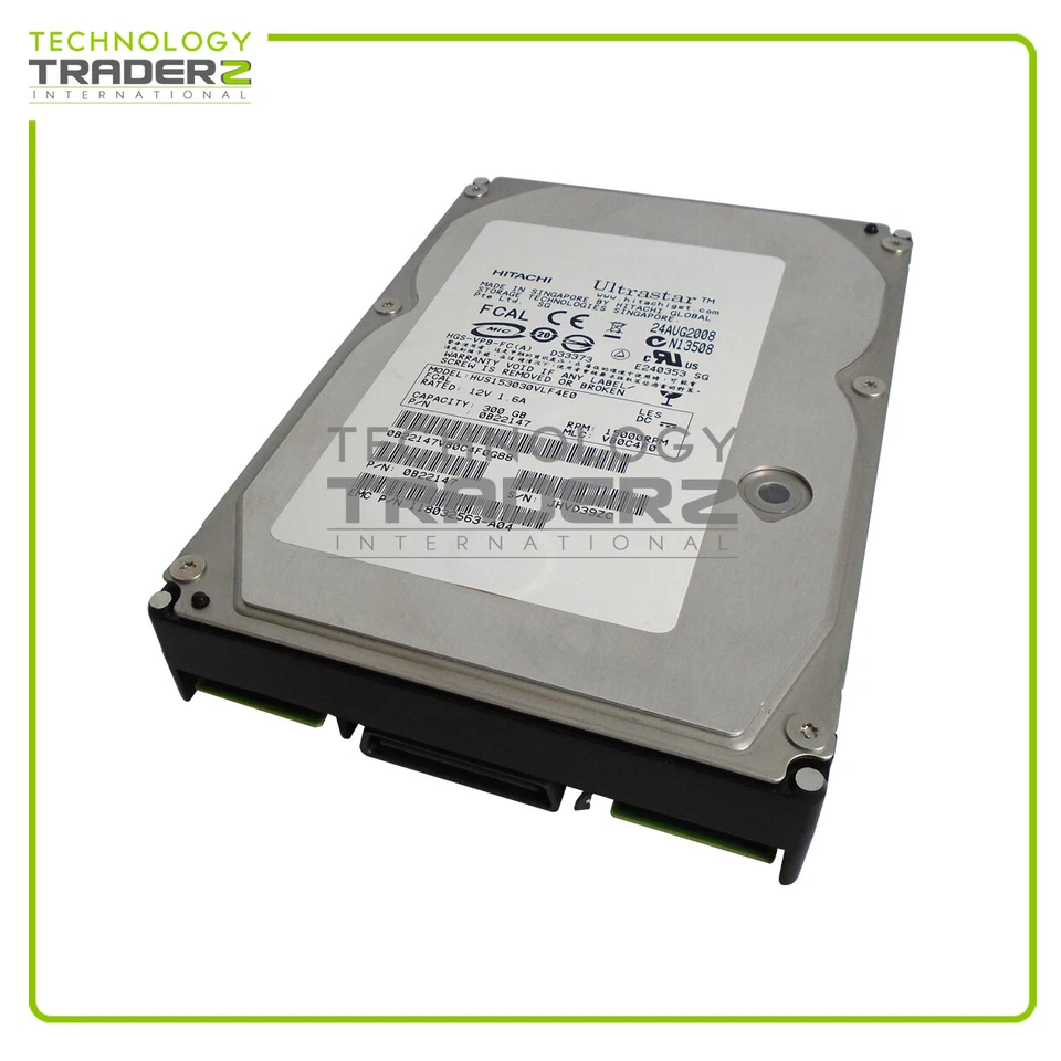 HUS153030VLF4E0 Hitachi Ultrastar 300GB 15K FC 4G 16M 3.5" Hard Drive * Pulled * - Image 1 of 1