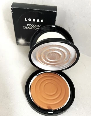 Lorac Cococin Cream Compact Cream Foundation  CR8 Deep Bronzage  New Box - Image 1 of 4