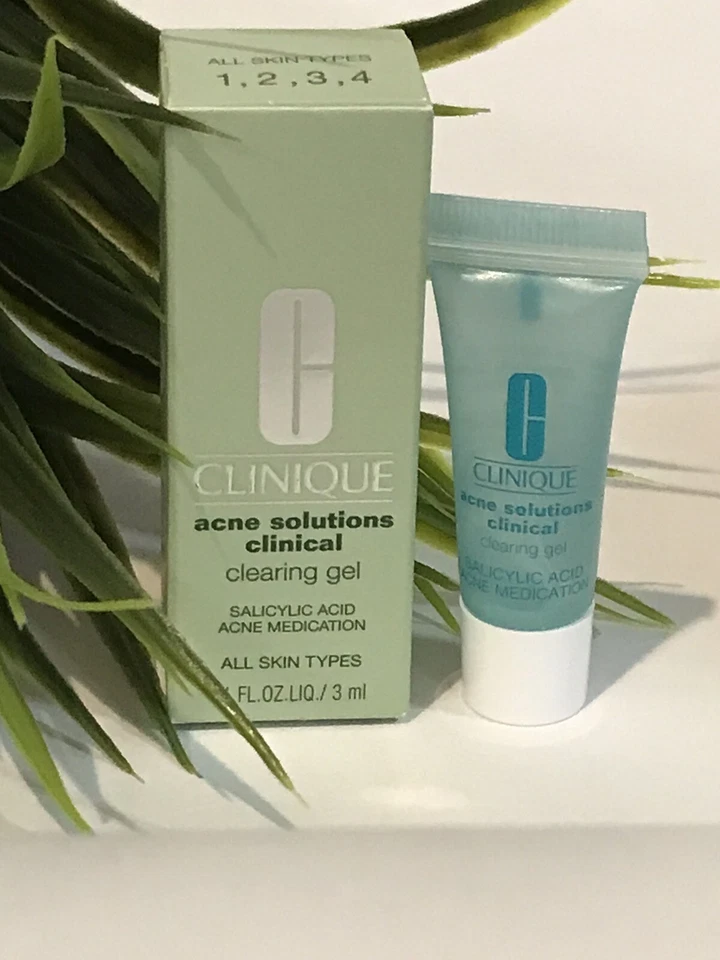 Clinique Acne Solutions Clinical Clearing GEL Sample Mini Size 0.1 Oz / 3 Ml