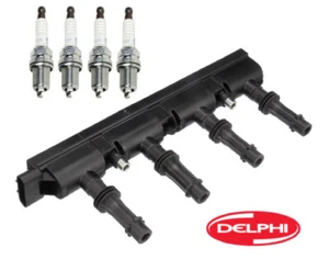 Ignition Coil Pack & Spark Plug DELPHI/AcDelco for Buick Cadillac Chevrolet 1.4L - Picture 1 of 11