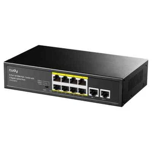 Conmutador CUDY FS1010PG 8 puertos 10/100M PoE+ 2 puertos de enlace ascendente Gigabit 120 W - Imagen 1 de 6