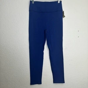 J. Crew Active Damengröße Large marineblau gerippte Leggings zum Überziehen neu mit Etikett sportlich - Bild 1 von 10