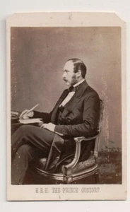 Vintage CDV Albert of Saxe-Coburg and Gotha Prince Consort Mayall Photo - Picture 1 of 2