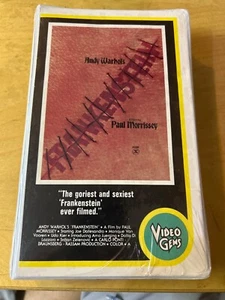 Andy Warhol's Frankenstein / Flesh for Frankenstein 1974 Video Gems VHS - Picture 1 of 5