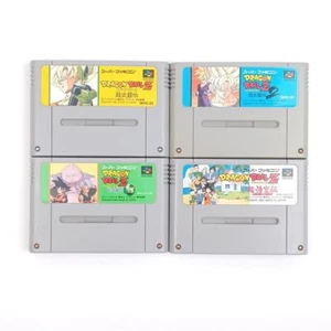 Nintendo Super Famicom SFC Dragon Ball Z Lot of 4 Japan Import NTSC-J Tested - Picture 1 of 5