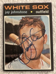 1971 Topps #292 ️ Jay Johnstone ️ Chicago White Sox ️ handsignierte Karte - Bild 1 von 7