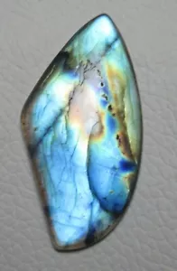 Labradorite Cabochon Fancy Gemstone 34.90 Cts. Flat Back Cabochon H 2970 - Picture 1 of 4