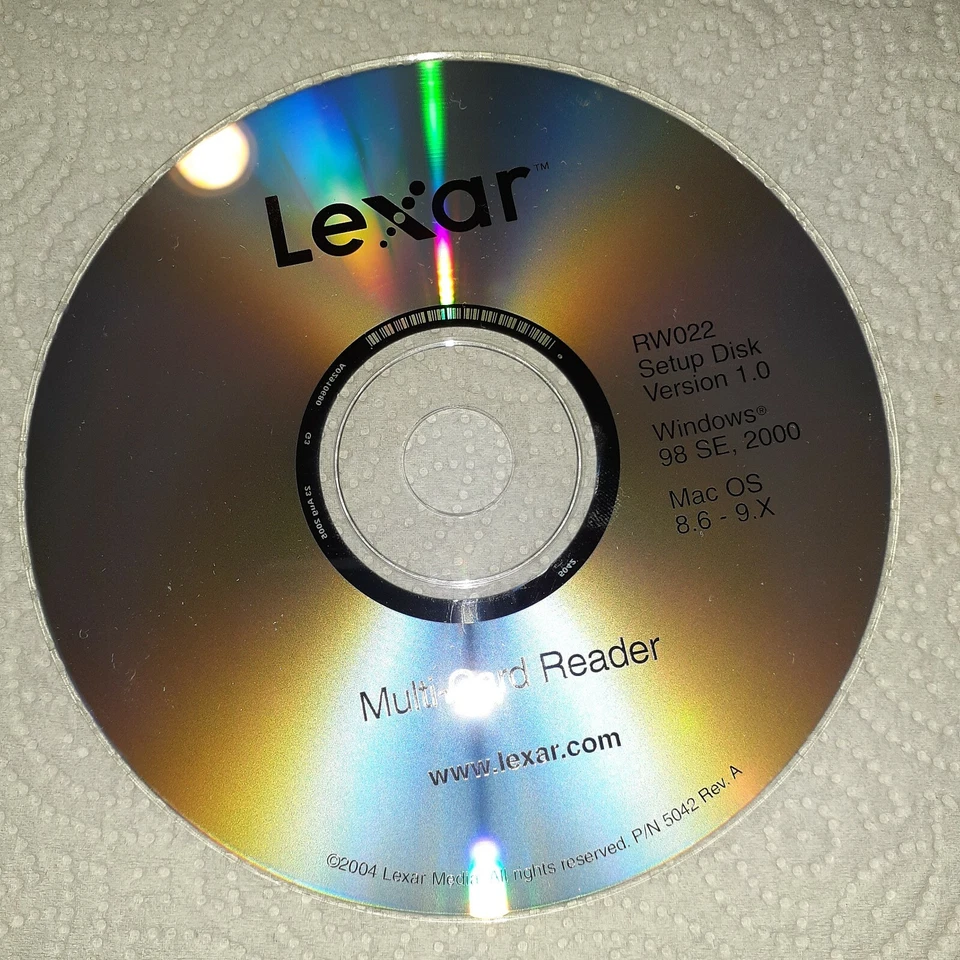Lexar Media Multi-card Reader USB 2.0 Setup CD-Rom , new - Image 1 of 1