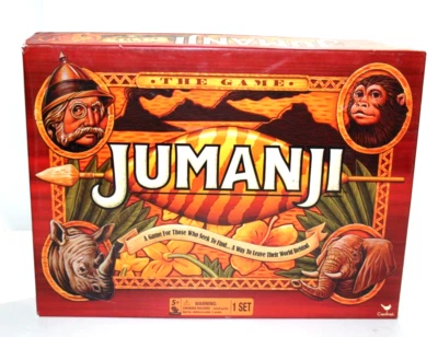 Cardinal Games Jumanji Movie Board Game 2017 Complete Retro Adventure Family Fun - Image 1 of 4