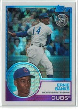 2018 Topps Update Silver Pack Ernie Banks Chicago Cubs #126